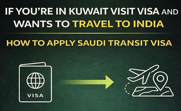 How to apply Saudi transit visa