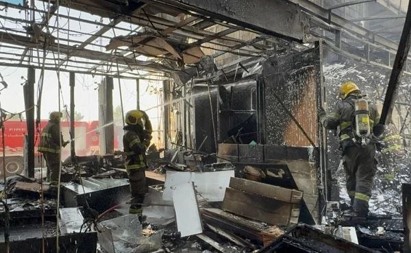 Fire at Abu Fatira Central Market has been brought under control.