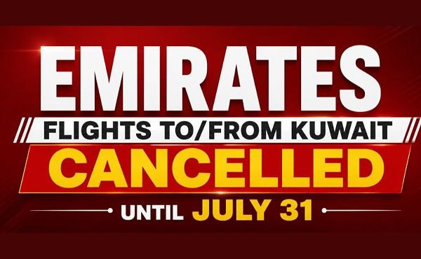 Emirates Flights to/from Kuwait Cancelled Until July 31